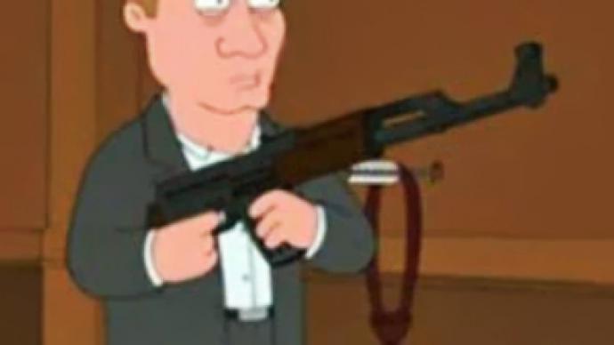 Putin stuns “American spies” in Family Guy