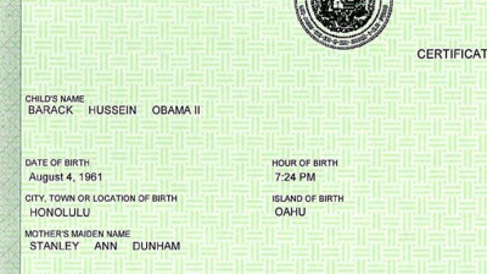 "Birther Bill" approved in Arizona