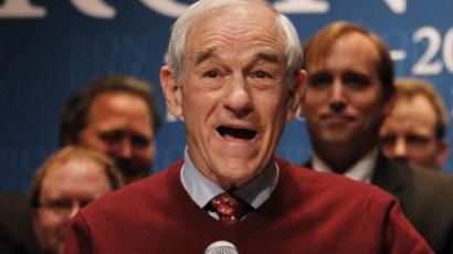 Troops march on the White House for Ron Paul