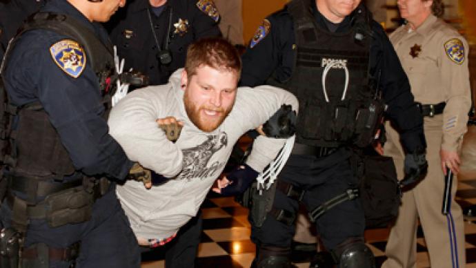 Mass arrests at Occupy Education protest at California State Capitol