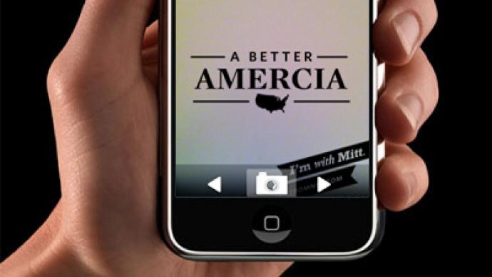 App-alling blunder: Romney running for president of Amercia? 