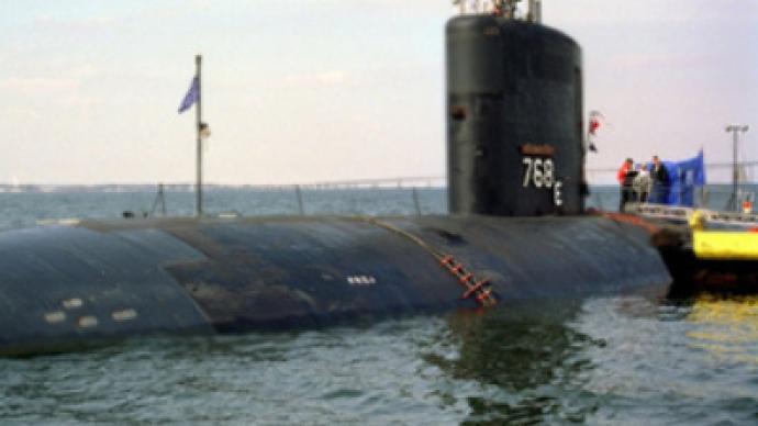 US navy sub and ship collide