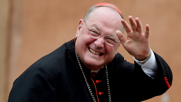 US cardinal Timothy Michael Dolan. (AFP Photo / Filippo Monteforte)