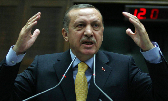 Turkey's Prime Minister Recep Tayyip Erdogan (AFP Photo / Adem Altam)