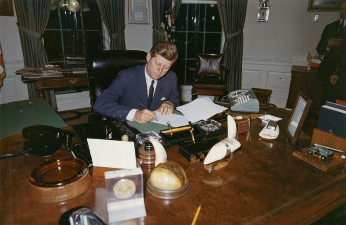 Former U.S. President John F. Kennedy (Reuters / Cecil Stoughton)