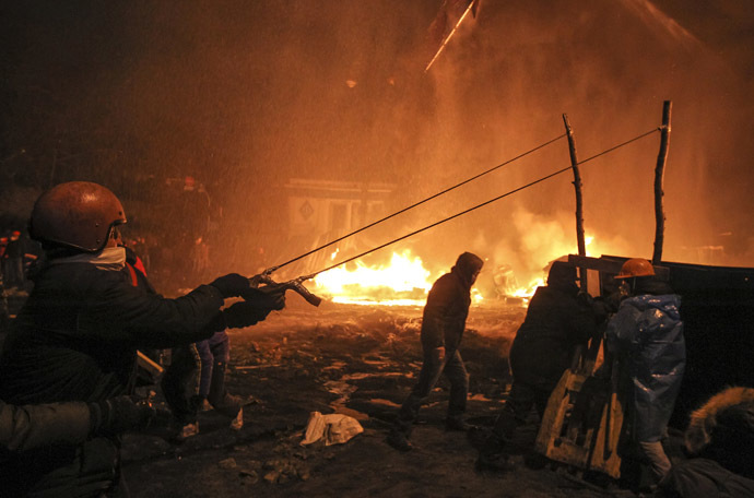 Kiev, January 23, 2014. (Reuters/Valentyn Ogirenko)