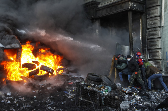 Kiev, January 23, 2014. (Reuters/Vasily Fedosenko)