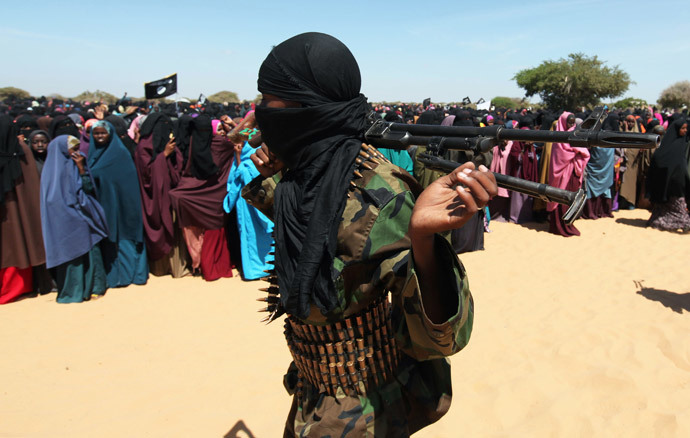 A Somali Al-Shebab fighter (AFP Photo / Mohamed Abdiwahab) 
