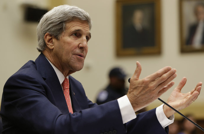 U.S. Secretary of State John Kerry (Reuters/Gary Cameron)