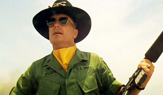 Lieutenant Colonel Kilgore, in Coppolaâs Apocalypse Now