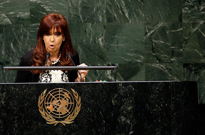 Argentina's President Cristina Fernandez de Kirchner (Reuters / Mike Segar)