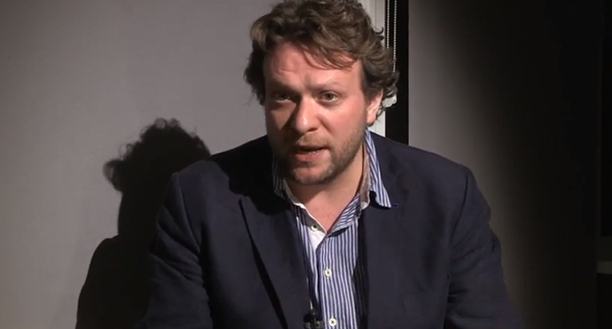 Peter Pomerantsev, author of a forthcoming book asserting that Putinâs Russia is a post-modern dictatorship (Screenshot from youtube.com)