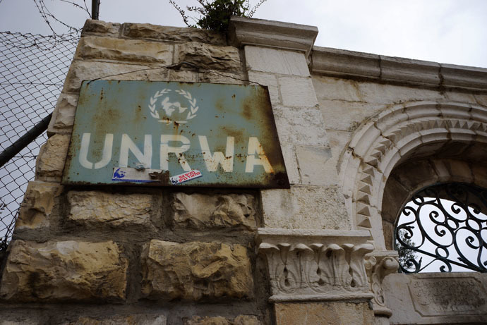 URWNA is the only official agency in the neighborhood that deals with the issue of Palestinians (Photo by Nadezhda Kevorkova)