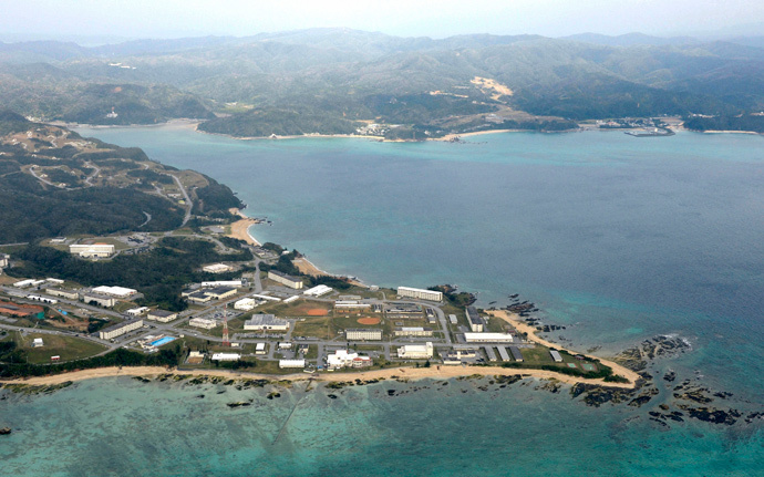 U.S. Marine base Camp Schwab on the southern Japanese island of Okinawa (Reuters / Kyodo)