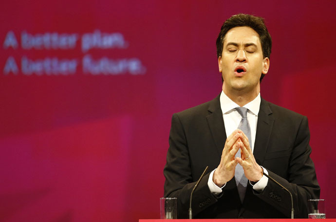 Britain's opposition Labour Party leader Ed Milliband (Reuters/Darren Staples)
