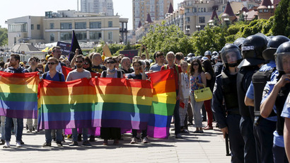 ‘Darlings of the West beating gays in Kiev’