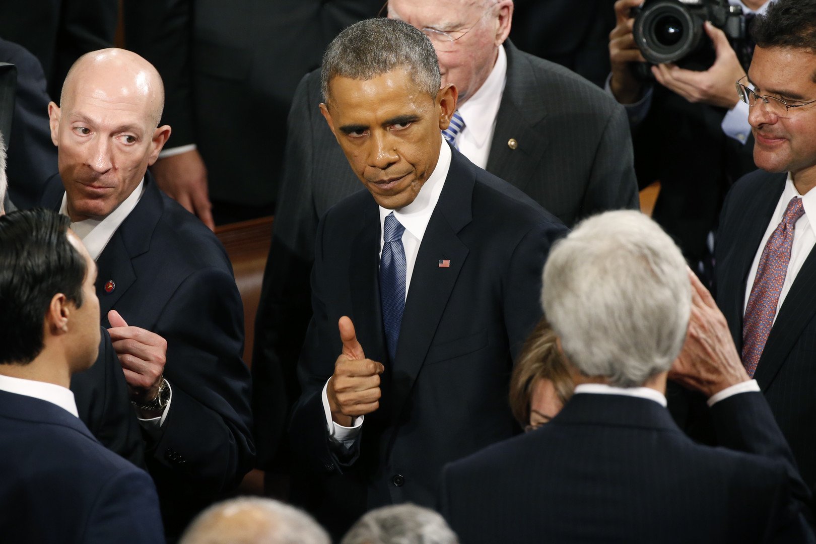Obama se félicite d’avoir isolé la Russie et mis son économie en lambeaux