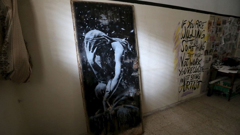 Gaza : la police confisque un graffiti de Banksy