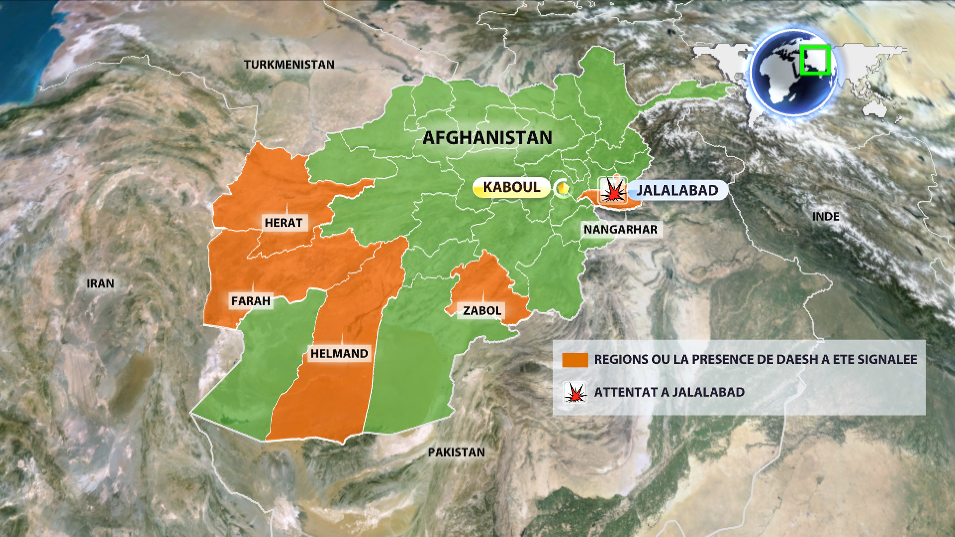 Président Ashraf Ghani : Daesh a revendiqué de l’attentat en Afghanistan