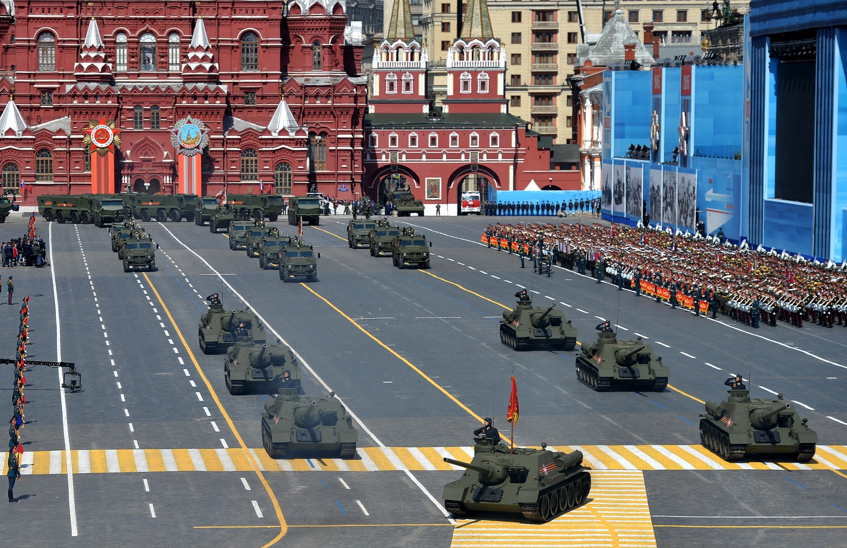 Grande parade pour le 70e anniversaire de la Victoire sur le nazisme à Moscou