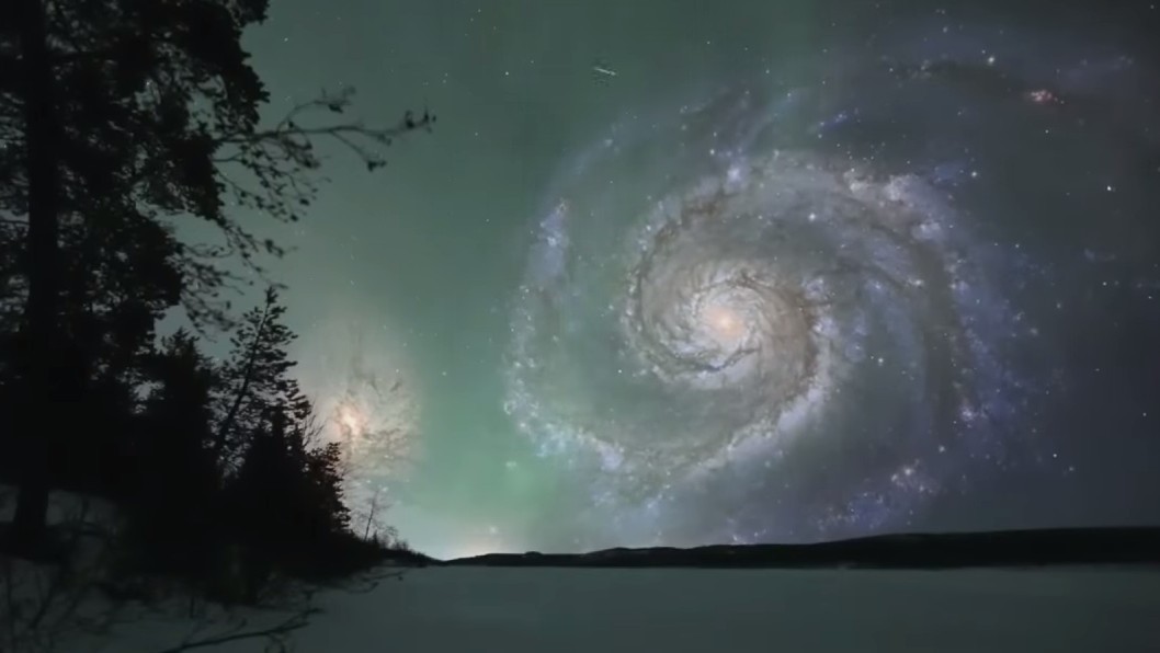 A quoi ressemblerait notre ciel si des objets célestes étaient plus proches de la terre ? (VIDEO)