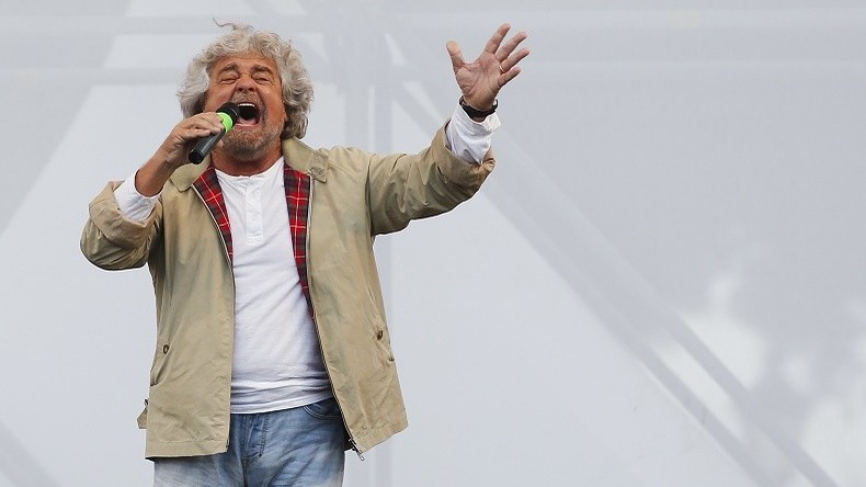 Beppe Grillo appelle l'Italie à se servir de «son énorme dette» contre l'Allemagne