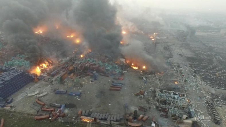 Explosions en Chine : des scènes apocalyptiques filmées et des témoignages (VIDEOS)
