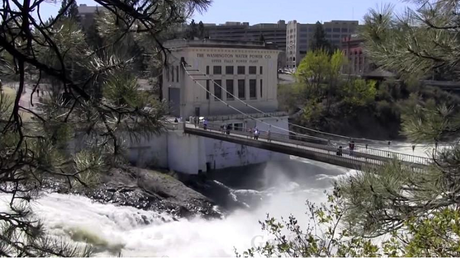 Spokane et sa rivière polluée par Monsanto (capture RT)