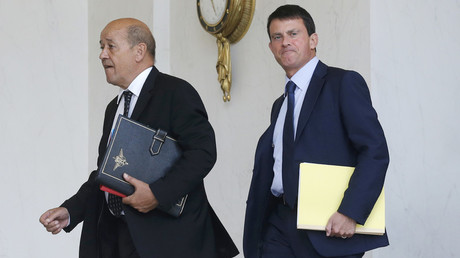 Jean-Yves Le Drian et Manuel Valls