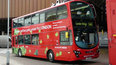 Un bus à Londres 
