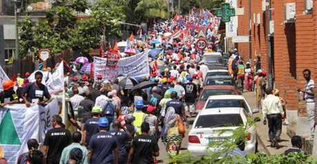 Manifestation à Mayotte 