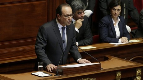 François Hollande devant le Parlement réuni en Congrès