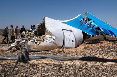 Débris de l'A321
