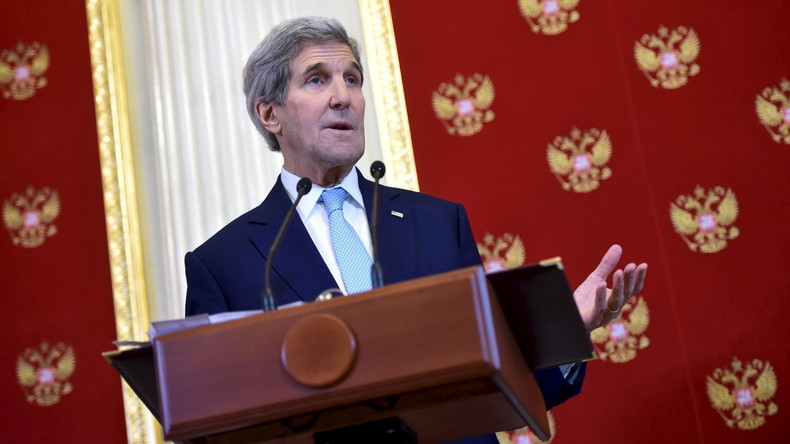Kerry à la TV russe : «Washington ne cherche pas à changer le gouvernement, mais Assad doit partir»