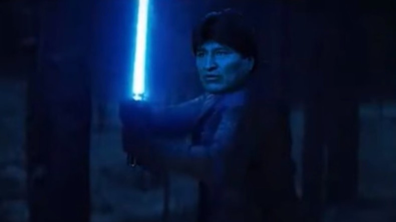 Le président bolivien en héros de Star Wars pour briguer un troisième mandat (VIDEO)