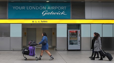 L'aéroport de Gatwick à Londres.