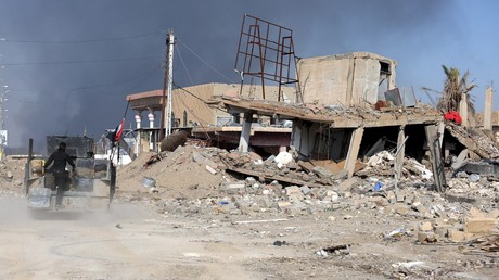 Les ruinnes de Ramadi, la ville irakienne reprise par l'armée le 28 décembre