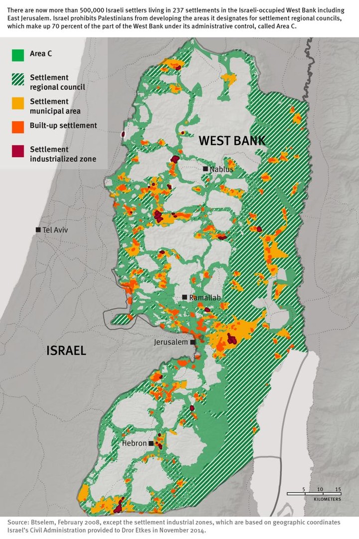 Human Rights Watch dénonce les entreprises profitant de la colonisation israélienne en Cisjordanie