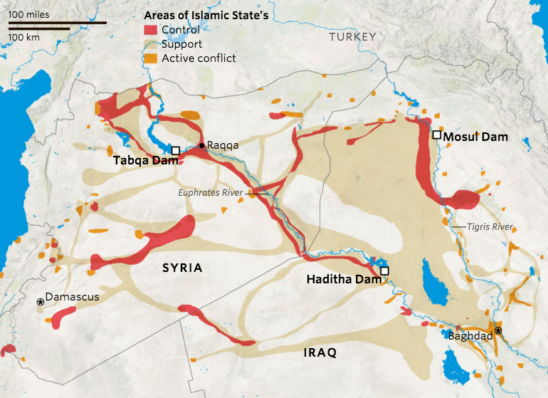 L'Etat islamique se sert du plus grand barrage de Syrie comme abri et... comme arme potentielle