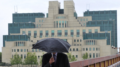 Site du MI6, le renseignement extérieur britanniques à Londres. 