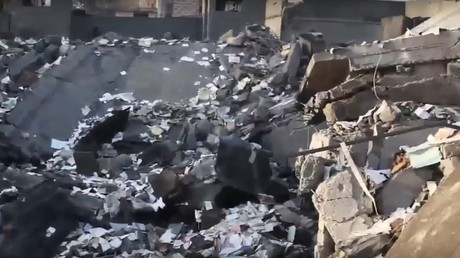 Des millions, servant à payer les combattants de l'Etat islamique, ont été détruits par un bombardement de la coalition 