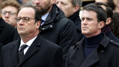 Le président François Hollande et le Premier ministre Manuel Valls 