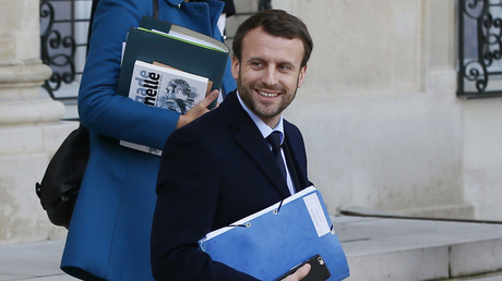 Le ministre français de l'économie Emmanuel Macron
