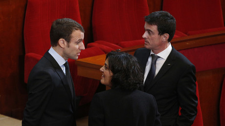 Emmanuel Macron et le Premier ministre, Manuel Valls