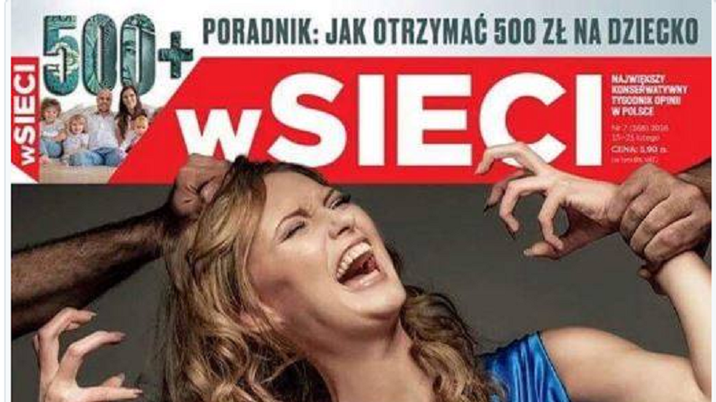 Vive polémique : un magazine polonais fait une couverture titrée «Le viol islamique de l’Europe»