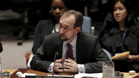 La haut-commissaire des droits de l'homme aux Nations Unies Zeid Ra’ad al-Hussein 