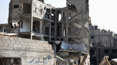 Ruines d'une ville syrienne