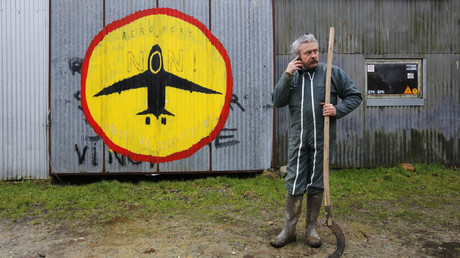 Un fermier opposé au projet d'aéroport de Notre-Dame-des-Landes