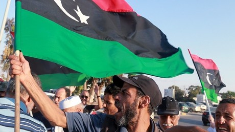 Une manifestation abti-ONU à Benghazi en septembre 2015