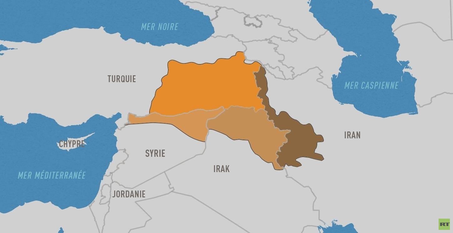 Avec la fédéralisation des territoires kurdes syriens, comment se dessine la carte du Kurdistan ?
